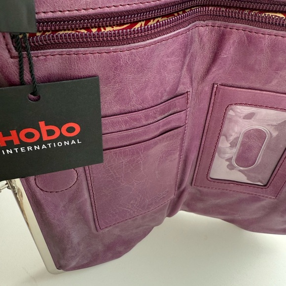 Purple Leather Clutch - Picture 5 of 7